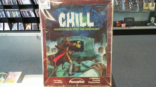 Chill- Adventures into the Unknown Box Set *Severly Damaged Box/ No Dice*- Pacesetter