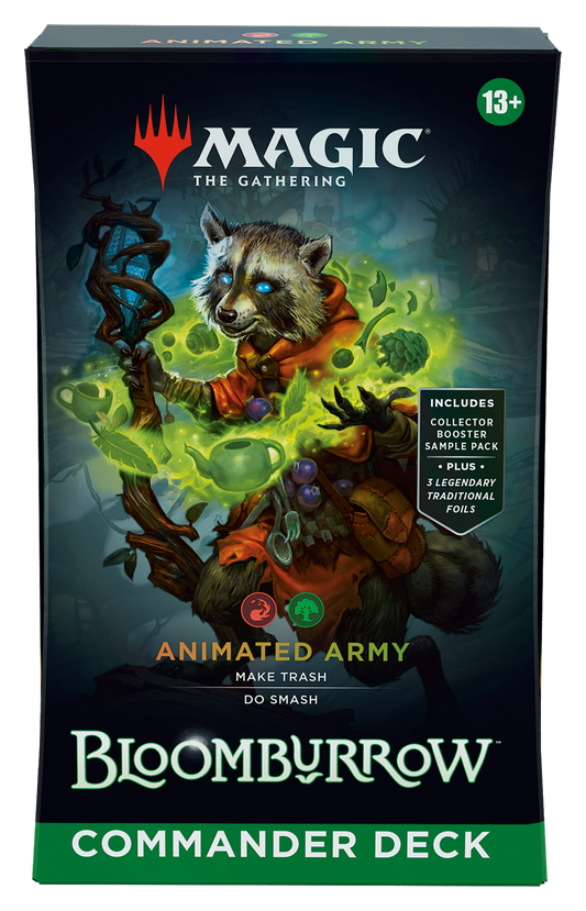 Magic the Gathering: Bloomburrow Animated Army Commander Deck