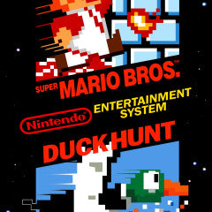 Super Mario Bros and Duck Hunt (Cosmetically Flawed Cartridge)