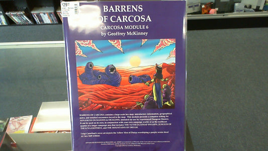 AD&D- Barrens of Carcosa- Geoffrey McKinney Publishing