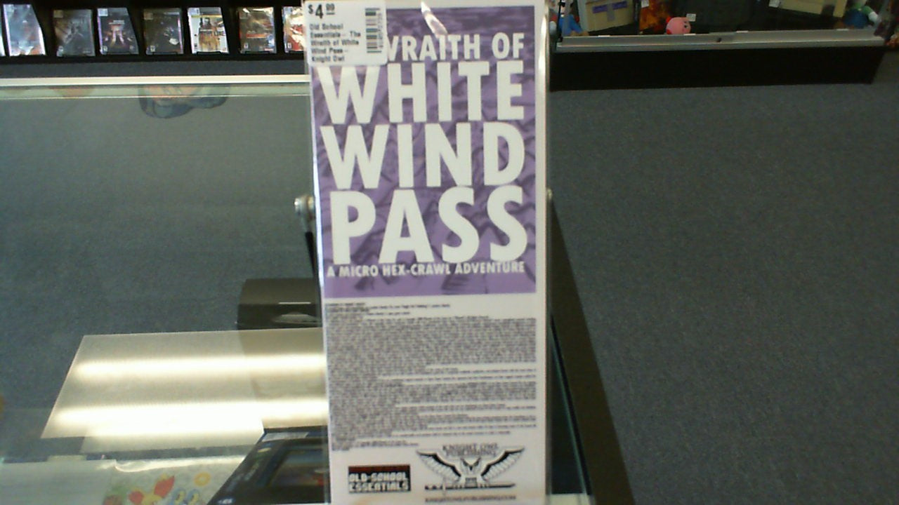 Old School Essentials- The Wraith of White Wind Pass- Knight Owl Publishing