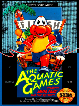 Aquatic Games Starring James Pond (Missing Manual Cosmetically Flawed)