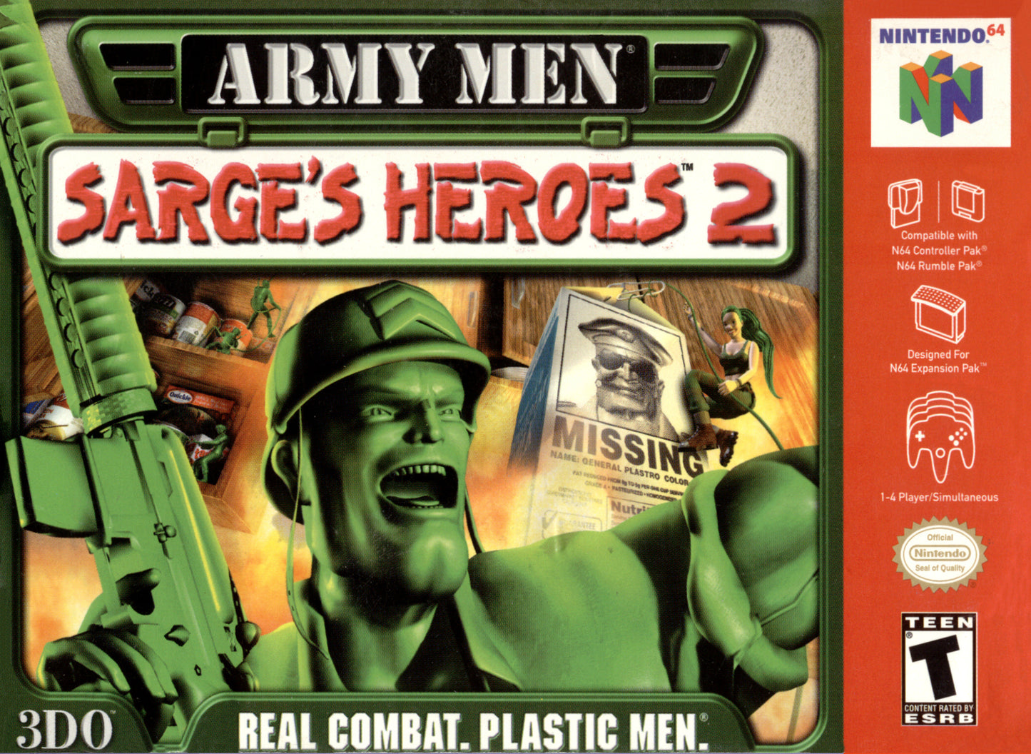 Army Men Sarge's Heroes 2 (Loose Cartridge)