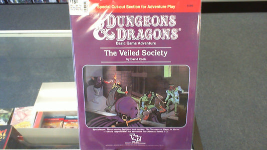 D&D- B/X The Veiled Society- TSR DTRPG POD