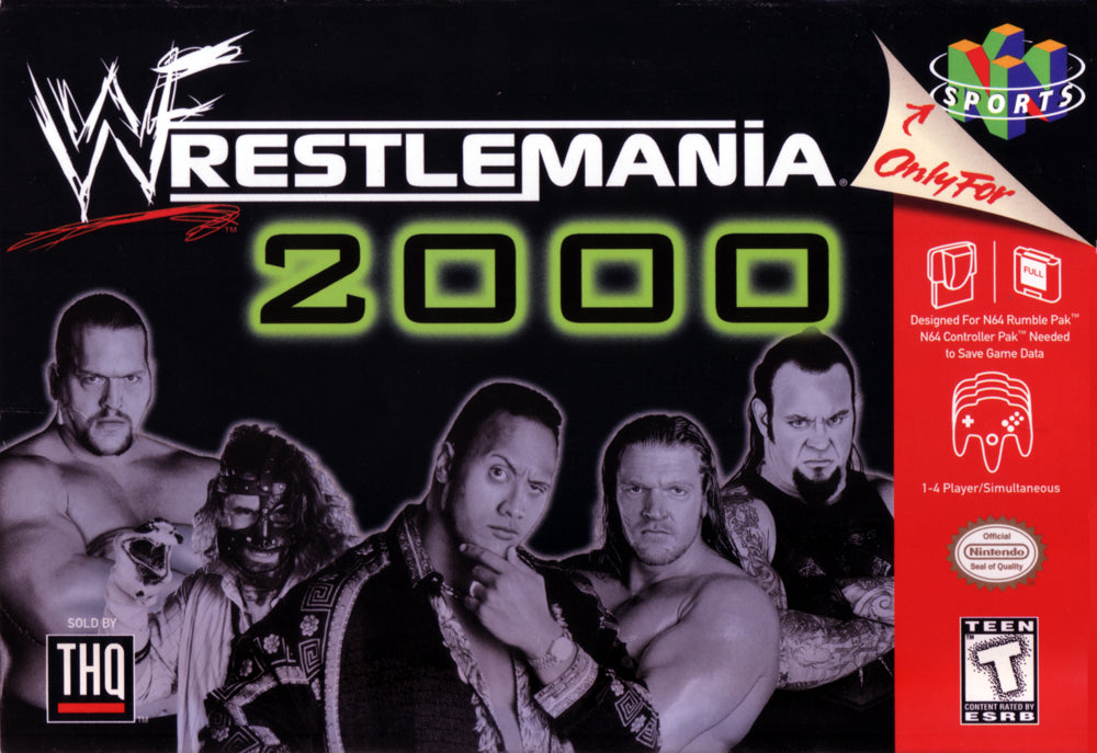 WWF Wrestlemania 2000 (Loose Cartridge)