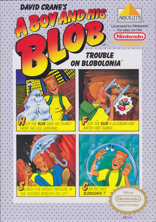 A Boy and His Blob Trouble on Blobolonia (Loose Cartridge)