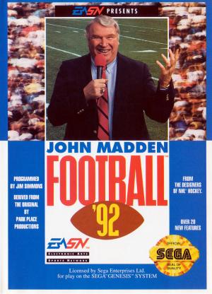 John Madden Football '92 (Loose Cartridge)