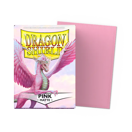 Dragon Shield 100 Count Sleeves * Matte Pink *