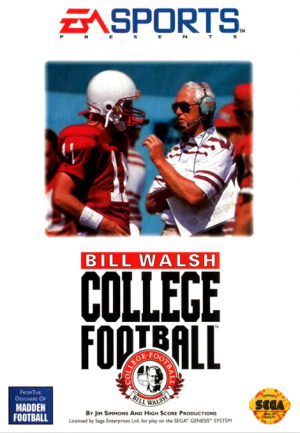 Bill Walsh College Football (Loose Cartridge)