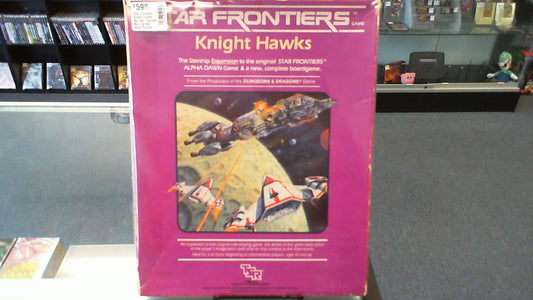 Star Frontiers- Knight Hawks Box Set *Dented Box Lid/ No Dice/ Punched*- TSR