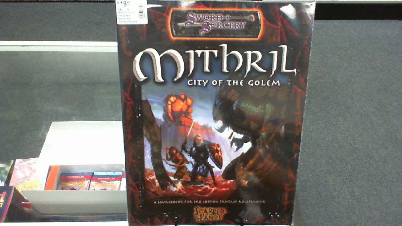 D&D- 3e Mithril: City of the Golem- Sword and Sorcery Studios