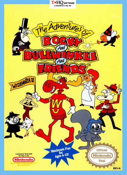 The Adventures of Rocky and Bullwinkle and Friends (Loose Cartridge)