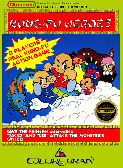 Kung Fu Heroes (Loose Cartridge)