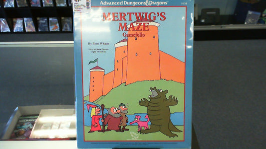 AD&D- Mertwig's Maze Gamefolio- TSR *Unpunched Complete*