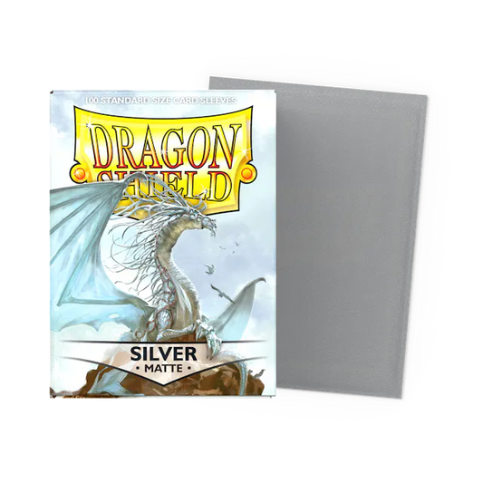 Dragon Shield 100 Count Sleeves * Matte Silver *