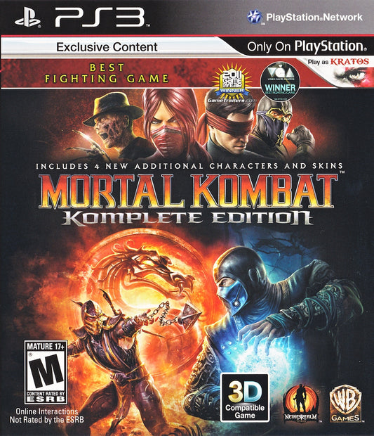 Mortal Kombat Komplete Edition (Complete)