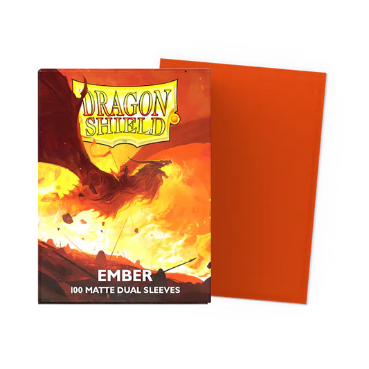 Dragon Shield 100 Count Sleeves * Dual Matte Ember *
