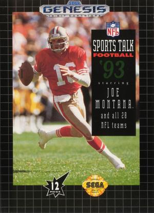 Sports Talk Football '93 Starring Joe Montana (Cosmetically Flawed Cartridge)