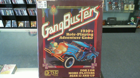 Gangbusters- 1e Core Rules Box Set *Damaged Box Side*- TSR