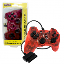 Playstation 2 Wired Controller - Red (New)