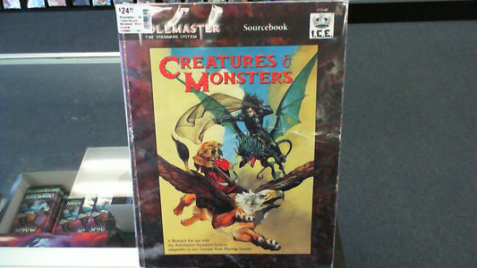 Rolemaster- 3e Creatures and Monsters *Worn Covers/ Creases*- Iron Crown Enterprises