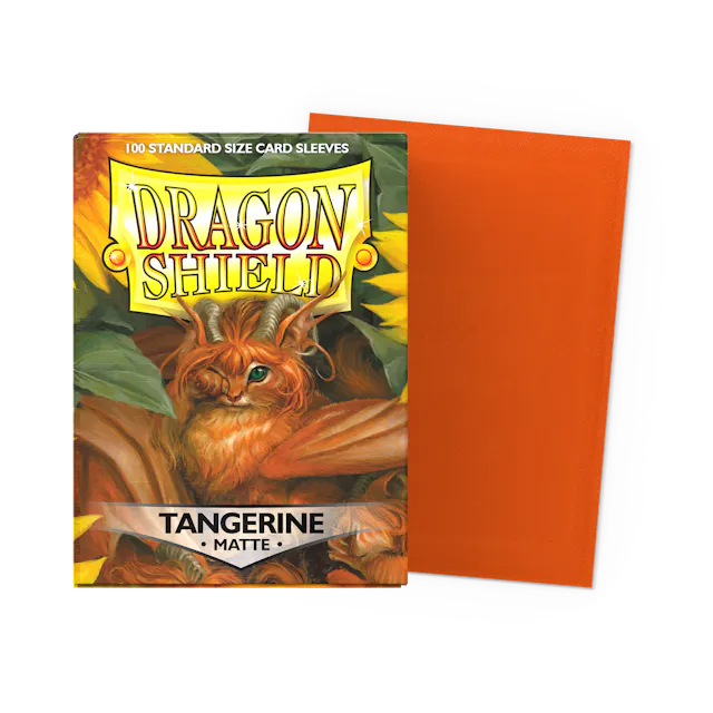 Dragon Shield 100 Count Sleeves * Matte Tangerine *