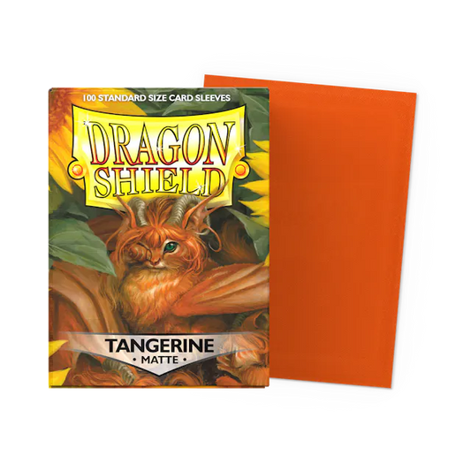Dragon Shield 100 Count Sleeves * Matte Tangerine *
