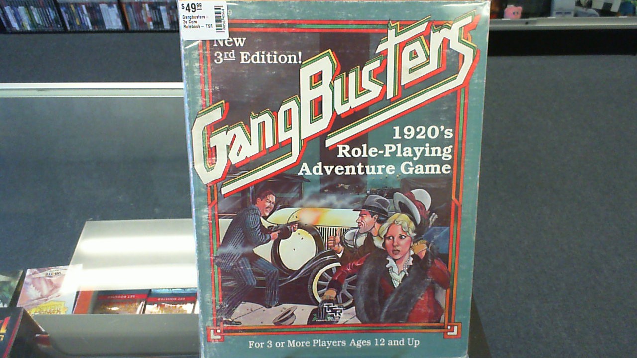 Gangbusters- 3e Core Rulebook- TSR