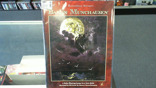 The Extraordinary Adventures of Baron Munchhausen- A Roleplaying Game in a New Style Devised and Written by Baron Munchausen- Hogshead Publishing