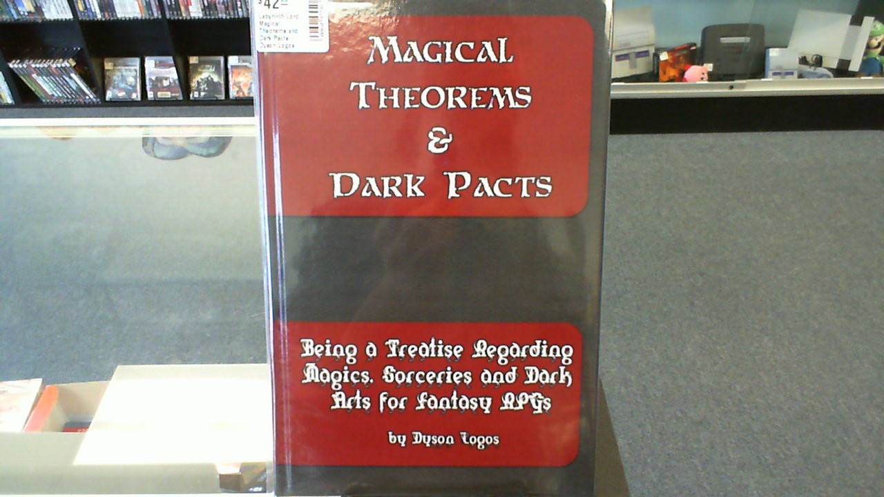 Labyrinth Lord- Magical Theorems and Dark Pacts- Dyson Logos Publishing LULU POD