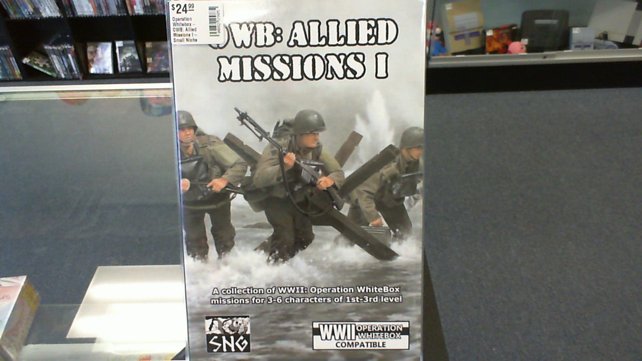 Operation Whitebox- OWB: Allied Missions I- Small Niche Games DTRPG POD