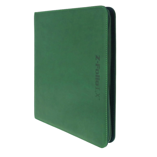 Z-Folio LX 12 Pocket Binder: Green (New)