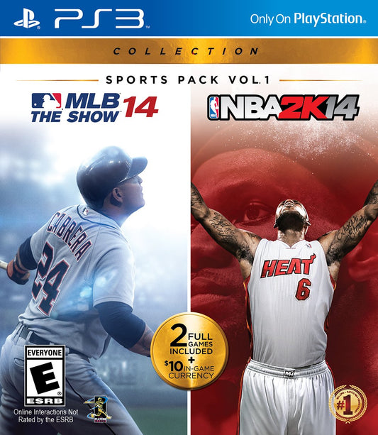 MLB the Show 14 and NBA 2K14 [Sports Pack Vol 1] (Complete)