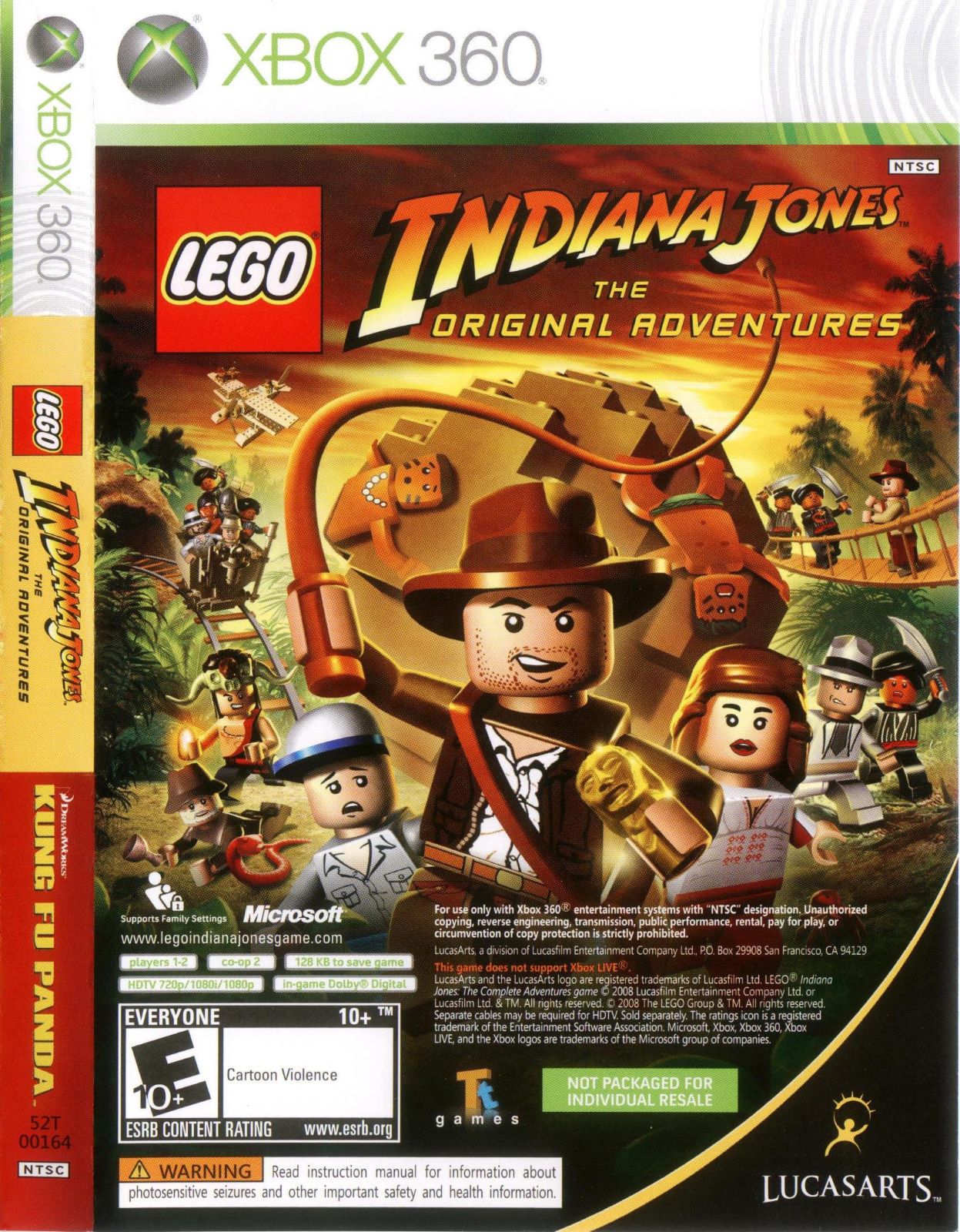 LEGO Indiana Jones and Kung Fu Panda Combo (Complete)