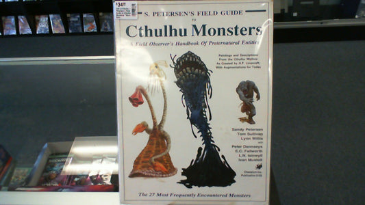 Call of Cthulhu- Petersen's Field Guide to Cthulhu Monsters *Worn Spine/ Edges*- Chaosium