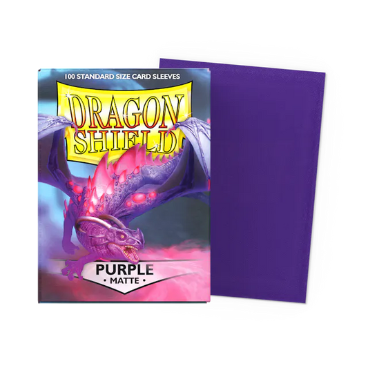 Dragon Shield 100 Count Sleeves * Matte Purple *