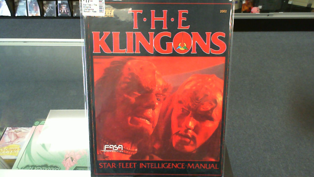 Star Trek- The Klingons: Intelligence Manual- Fasa