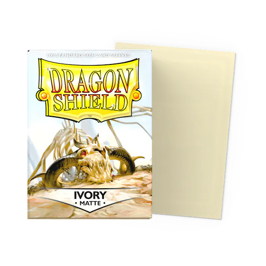Dragon Shield 100 Count Sleeves * Matte Ivory *