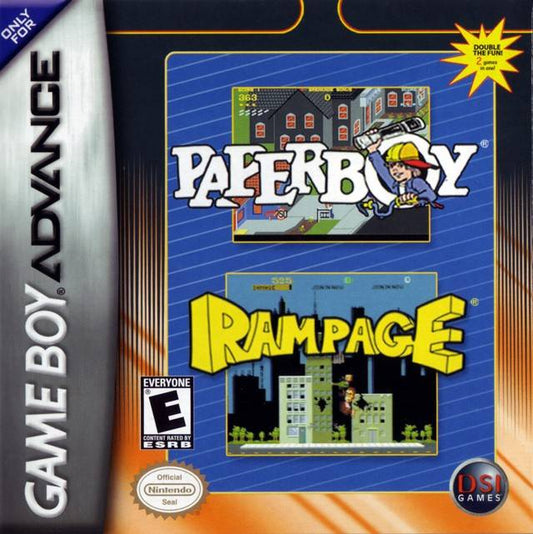 Paperboy & Rampage (Loose Cartridge)