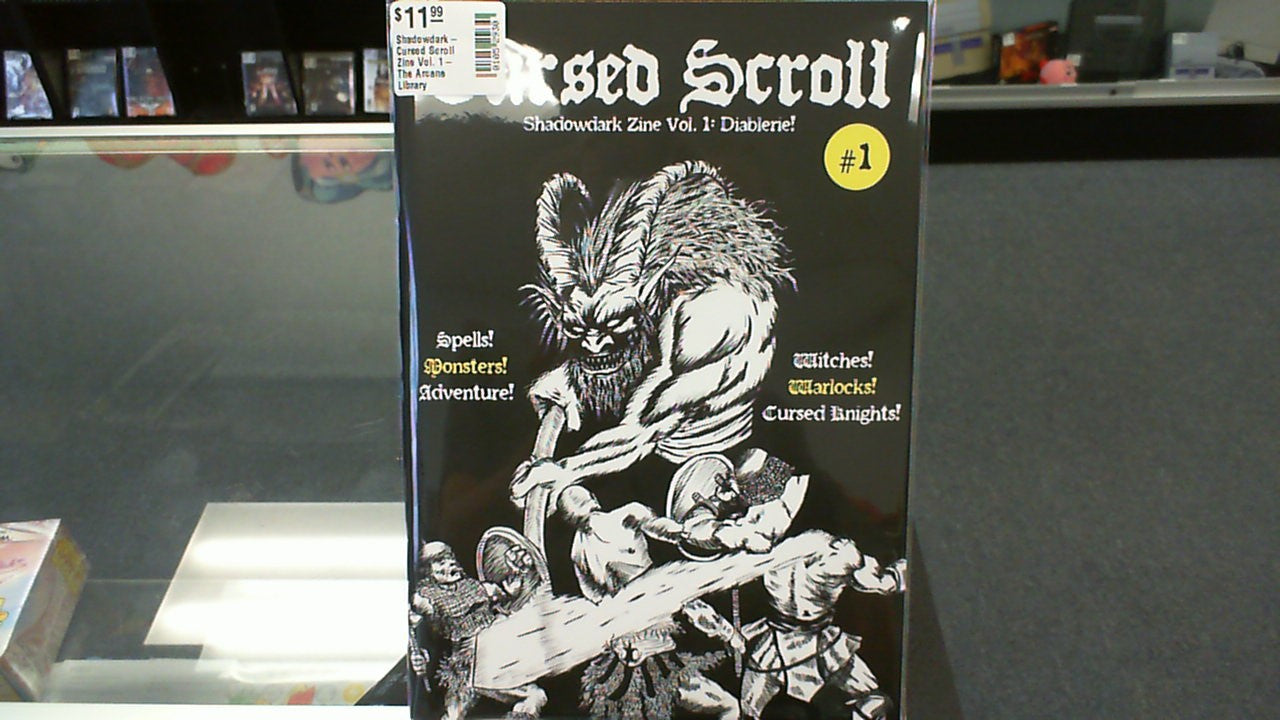 Shadowdark- Cursed Scroll Zine Vol. 1- The Arcane Library