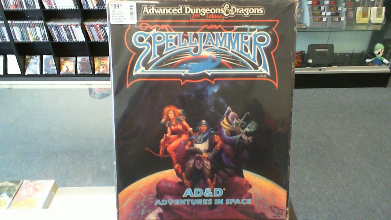 D&D- 2e Spelljammer: Adventures in Space Box Set *Complete/ Damaged Corner*- TSR