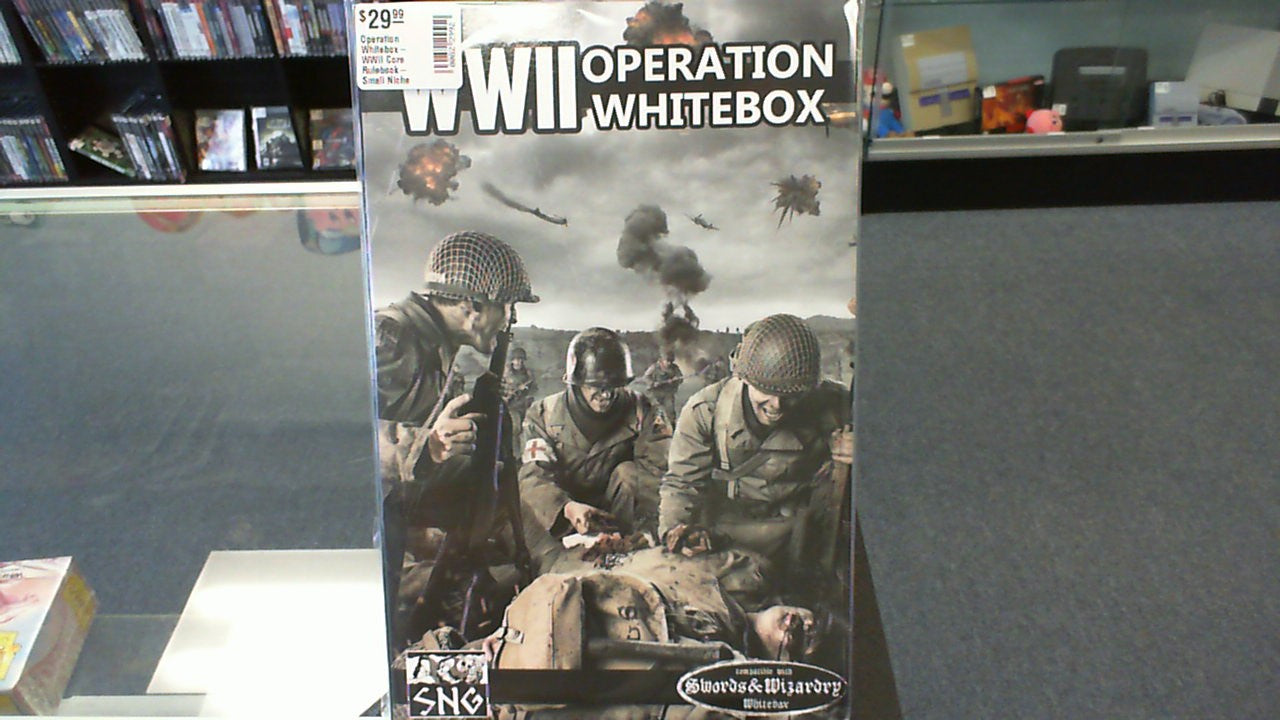 Operation Whitebox- WWII Core Rulebook- Small Niche Games DTRPG POD