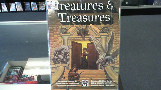 Rolemaster- 2e Creatures and Treasures *Worn Covers/ Repaired*- Iron Crown Enterprises