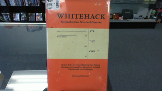 Whitehack- 2e Notebook Version Core Rulebook- Christian Mehrstam Publishing