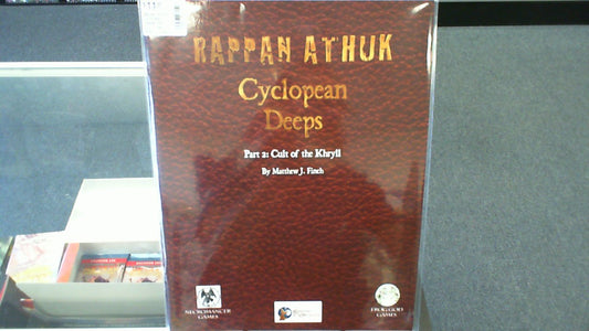 Rappan Athuk- Cyclopean Deeps: Part 2 Cult of the Khryll- Frog God Games