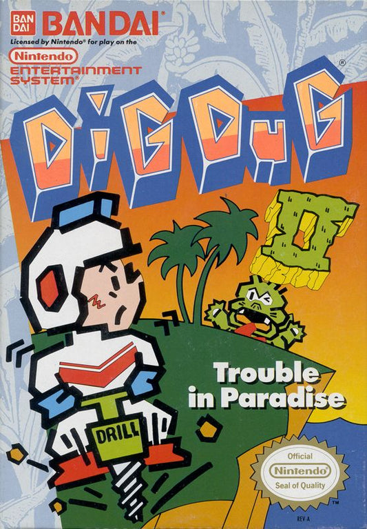 Dig Dug II: Trouble in Paradise (Loose Cartridge)