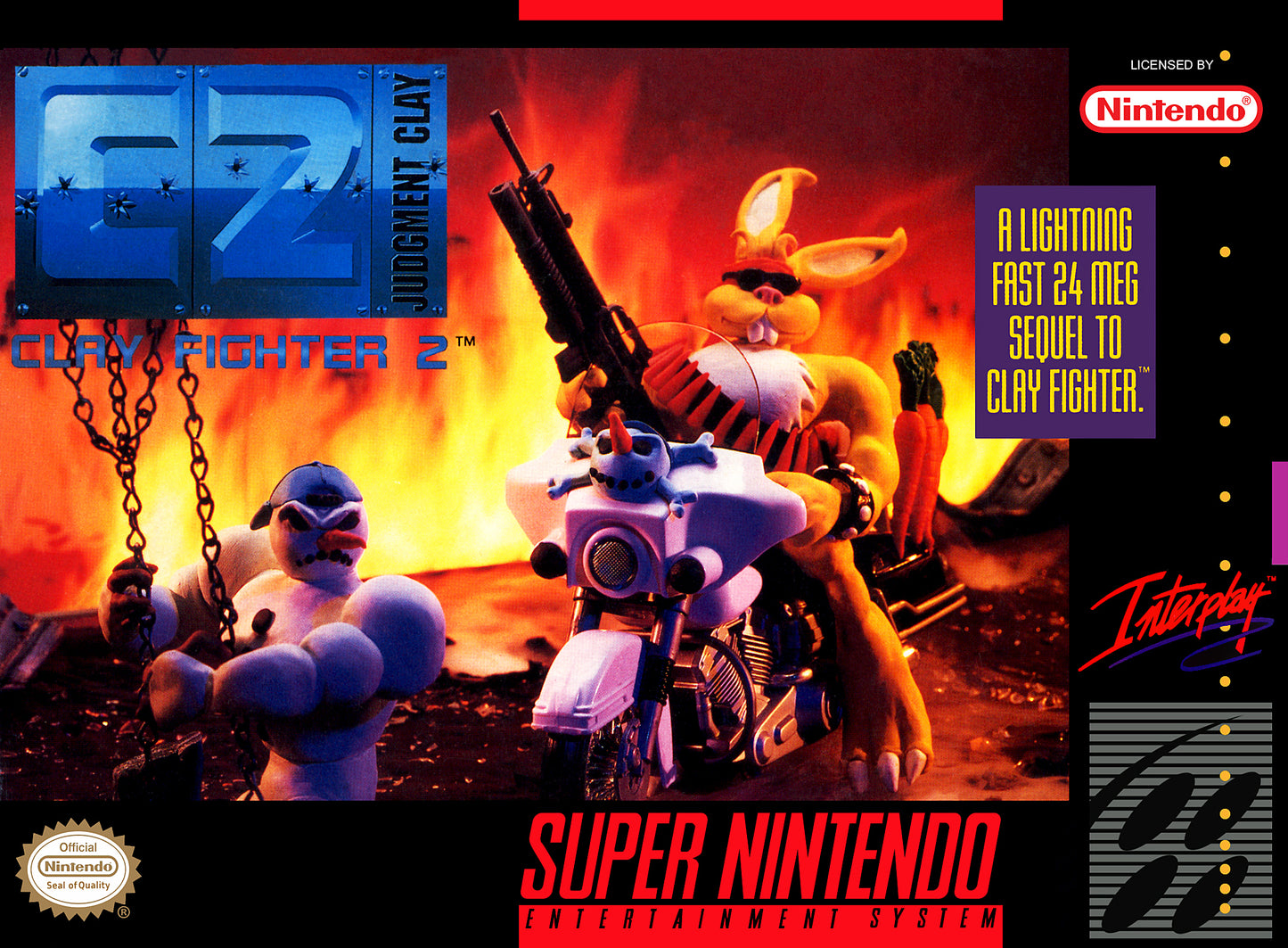 ClayFighter 2 Judgment Clay (Loose Cartridge)
