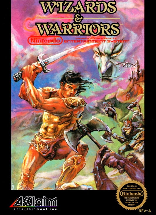 Wizards and Warriors (Loose Cartridge)