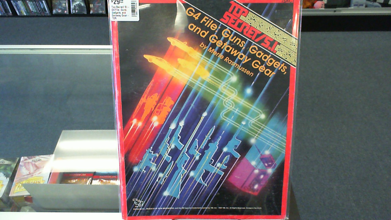 Top Secret/ SI- G4 File: Guns, Gadgets, and Getaway Gear- TSR