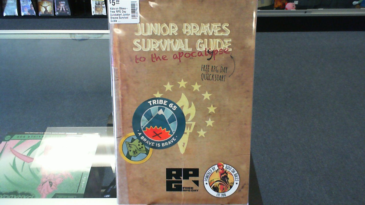 Kids on Bikes- Free RPG Day Quickstart Junior Braves Survival Guide to the Apocalypse- Renegade Game Studios